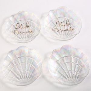 오팔 조개 트렌인센스콘 트레이 인센스 향받침대 콘 홀더