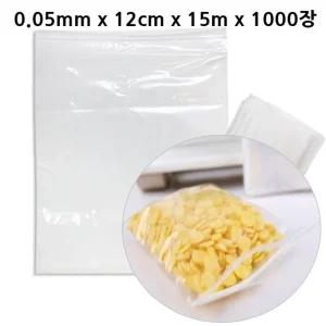 PE지퍼백 0.05mm x 12cm x 15cm x 1000장 지퍼백특대형 소형 지퍼백 지퍼백세트 지퍼백대 냉동 지퍼백미니