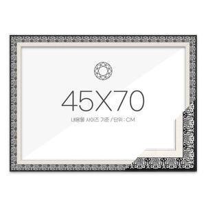 보석십자수 세련패브릭형 액자 45x70 고급형 매트블랙