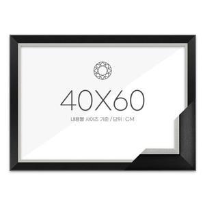 보석십자수 트렌패브릭형 액자 40x60 고급형 모던블랙