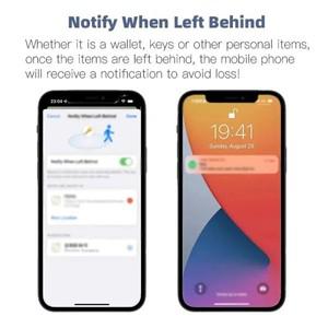 블루투스 추적 장치 iOS 내 앱 찾기 스마트 태그 GPS 트래커 로케이터 분실 방지 경보 알림 자동차 키 개