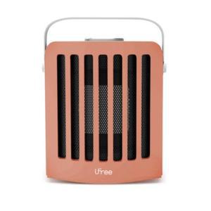 아이프리 원통형 이동식 타이머 전기 온풍기 핑크