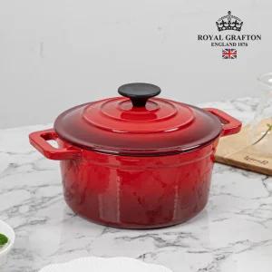 로얄그래프톤 스타크 무쇠주물냄비 양수 20cm