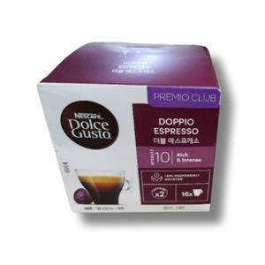 네스카페 돌체구스토 캡슐커피 더블 에스프레소 16개입
