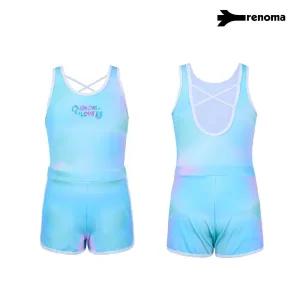 [레노마수영복]여아 바다 물나염원피스수영복세트 블루RN-GS2F912-BU_CA