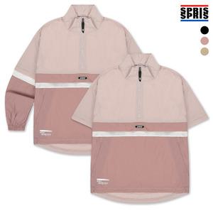 스프리스_여성 소매 탈부착 3단 배색 아노락