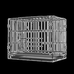 격리장 빌라 가정용 캐비닛 펜스 철제 대형 반려묘 실내 이중 반려견 보호장 쉼터 고양이집