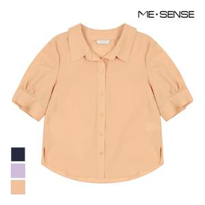[미센스] 루즈핏 반팔 셔츠블라우스_MB34BLP104Z