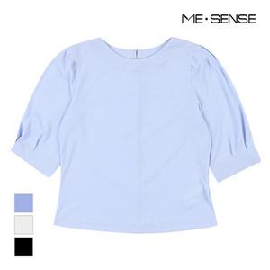 [미센스] 라운드넥 퍼프소매 블라우스_MB34BLP201Z