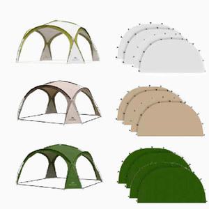 마운틴하이커 대형 돔쉘터 퀵샌드골드 리빙쉘 베 캐노피 동계