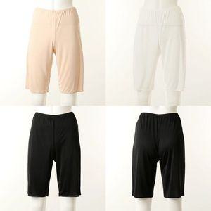 [갤러리아] 가볍고 부드러운 베가스므스 기본 하프슬립 롱 속바지 3종택1 VHS5023D