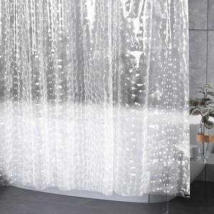 욕조파티션 3D반 투명 워터큐브 욕실샤워 커튼 곰팡이 방수 부스 커텐목욕 봉짧은 비닐