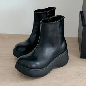 겨울 봄부츠 미들힐 앵클부츠 가을신상 신상 봄구두-WFFOZD4