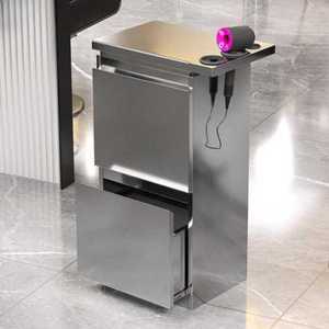 스텐 사물함 미용실 트레이 웨건 수납함 서랍 보관함