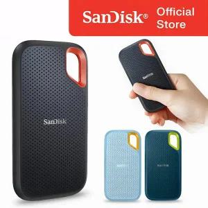 [샌디스크]SanDisk Extreme 포터블 외장SSD USB3.2 Gen2 대용량 NVMe성능 IP65 외장하드 익스트림 SDSSDE61