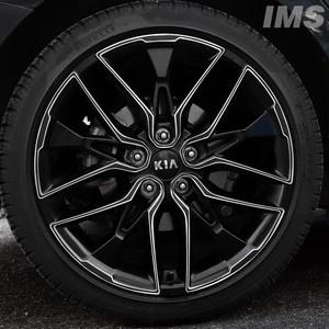 K5DL3 19인치 휠마스크 기스 스크래치커버 흠집방지 튜닝 몰딩 DIY 바퀴 포인트 스티커 용품