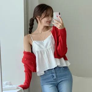 [코코블랑] 로체 뷔스티에 블라우스