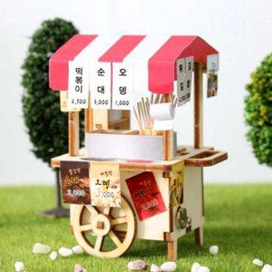 DIY 태엽 오르골 만들기 포장마차 나무 조립 키트 (WFHUJN6)