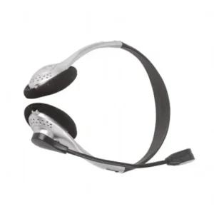 CAMAC 넥밴드 유선 헤드셋 실버 초경량 인강 독서실 (WFHUO36)