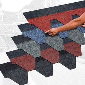 자체 접착 싱글 벽돌 아스팔트싱글 프리 슁글 금속 아스팔트슁글 누수방지 하드웨어