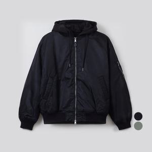 스파오 남녀공용 후드탈착 MA-1 오버핏 항공 점퍼 SPJAF12C02