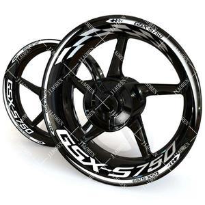 비닐 스즈키 GSXS750 휠 스티커 데칼 GSXS 750 로고 세트