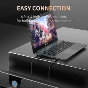 TODN 디지털 광 오디오 케이블 Toslink SPDIF HiFi5.1 7.1 앰프 용 광섬유 블루레이 플레이어 Xbox 360 사