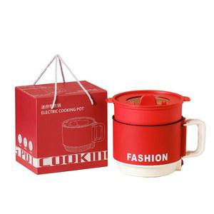 세라믹코팅 라면포트 미니 가정용 사무실 멀티포트 난방 보온 만들기 포트 수프 오븐 절연