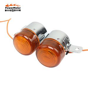 오토바이 방향 지시등 앰버 점멸등 플래시 램프 할리 야마하 가와사키 오토바이 전방 후방 후미등 2 개