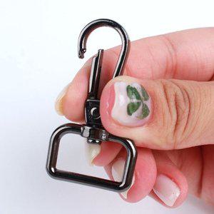 고품질 가방끈 부자재 D링 고리 흑니켈 20mm 2P 가방연결고리 (WFHNA3H)