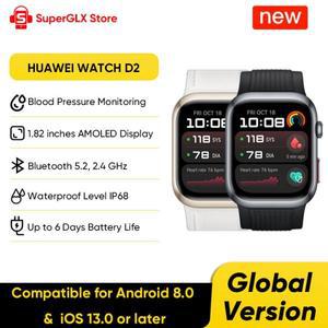 HUAWEI WATCH D2 손목 이동식 혈압 기록계 1.82'' Ultra-HD AMOLED 신체 측정 건강 운동 시계 IP68