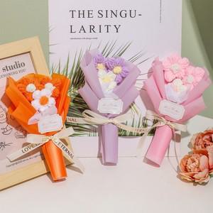 미니 니트 꽃다발 화이트데이 졸업식꽃다발 성묘조화 기념일