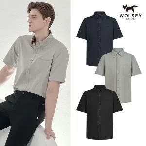 [Wolsey]울시 25SS 남성 시어서커 셔츠 3종
