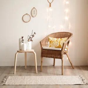 네츄럴 코튼 테슬 매트 2color 2size