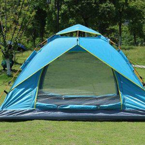 고품질 원터치 텐트 2-3인용 피크닉 그늘막 방수 지붕 (WFHYCJO)