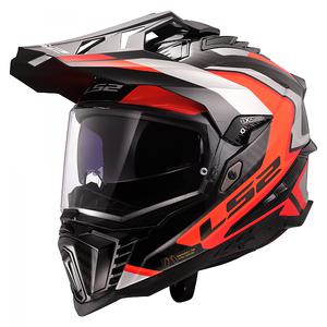 LS2 오토바이 카본 헬멧/투어링헬멧/LS2 MX701 EXPLORER C FRONTIER II ORANGE