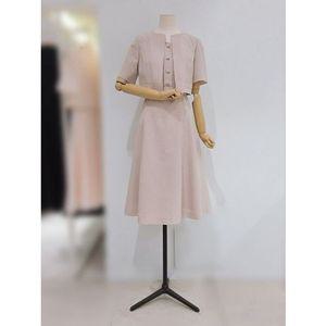 [갤러리아] [SOUP] 자켓 레이어드형  벨티드 반팔 원피스 SB5OPM9