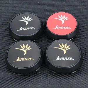 휠캡 허브스페이스 자동차 스타일링 센터 캡 클립 직경 KRANZE 로고 휠 커버 림 허브 64mm 4 개