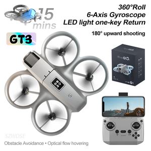 촬영용드론 GT3 원클릭 리턴 프로페셔널 드론 180  광각 HD 8K 듀얼 카메라 높이 고정 RC 장애물 회피 쿼드