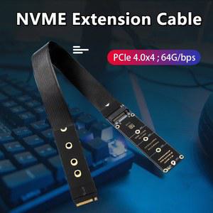 듀얼 프로토콜 M.2 PCIe 4.0 연장 케이블 어댑터 2230 2242 2260 2280 PCI e/NGFF SATA SSD용 고속 Gen 라이저