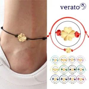 *10월황금특가*[오직GS]베라토 14K 행운 크로버 매듭 발찌