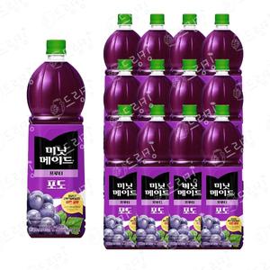 미닛메이드 프루티 포도 1.5L 12개