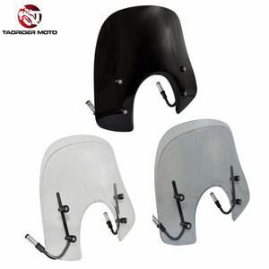 숏스크린 Piaggio Vespa Primavera 150 125 2013 브래킷이있는 윈드 스크린 실드 디플렉터 바이저 유리