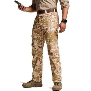 [CQR] 커세어 쿨링 냉장고 택티컬 클라이밍 밴딩 스판 남자 카모 카고바지 CQ-TFP641