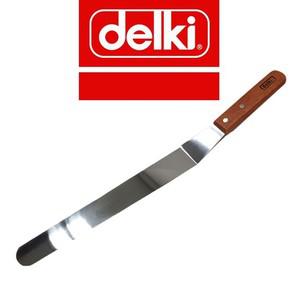 B델키 업소용 우든 스페츄라 12중형 꺽임 L자형 제빵주걱 스패추라 나무손잡이