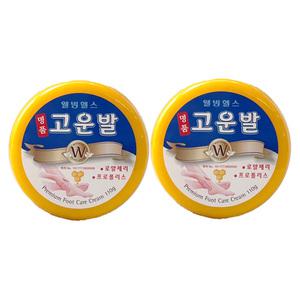 웰빙헬스 명품 고운발 크림 110g 2개 / 써클