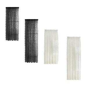 식당 사무실 장식 레이스 스커브 파티오 검은 아이보리에 거미줄 소박한 벽난로 테이블보