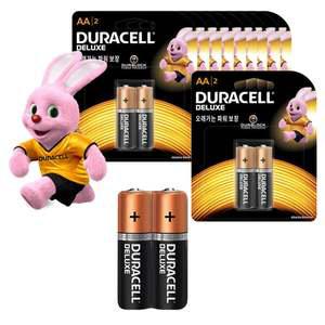 알카라인 AA 2P카드 건전지 10개 DURACELL 배터리 밧데리 소형