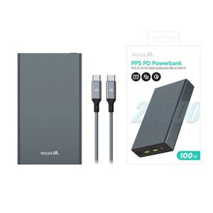 휴대용 PD 100W 보조배터리 배터리 1p 충전기 초고속 캠핑 핸드폰 여행 노트북