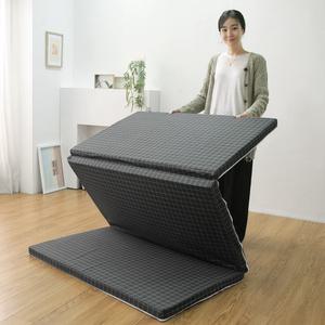 국산 단단한 접이식 3단 매트 매트리스 마블폼 폴드격자 토퍼 바닥